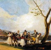 Francisco Jose de Goya Blind Man's Buff France oil painting artist